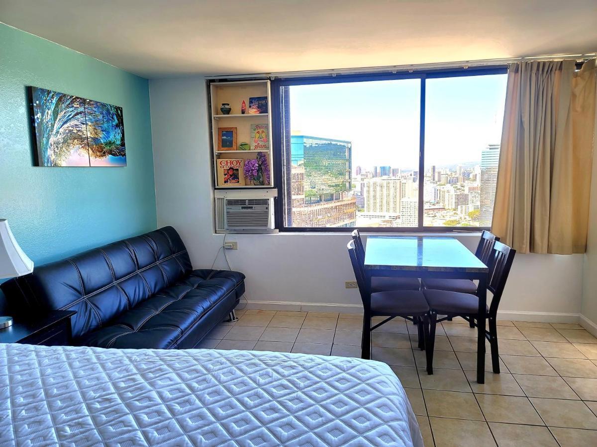 Waikiki Condo High Floor Views Beaches Convention Center هونولولو المظهر الخارجي الصورة