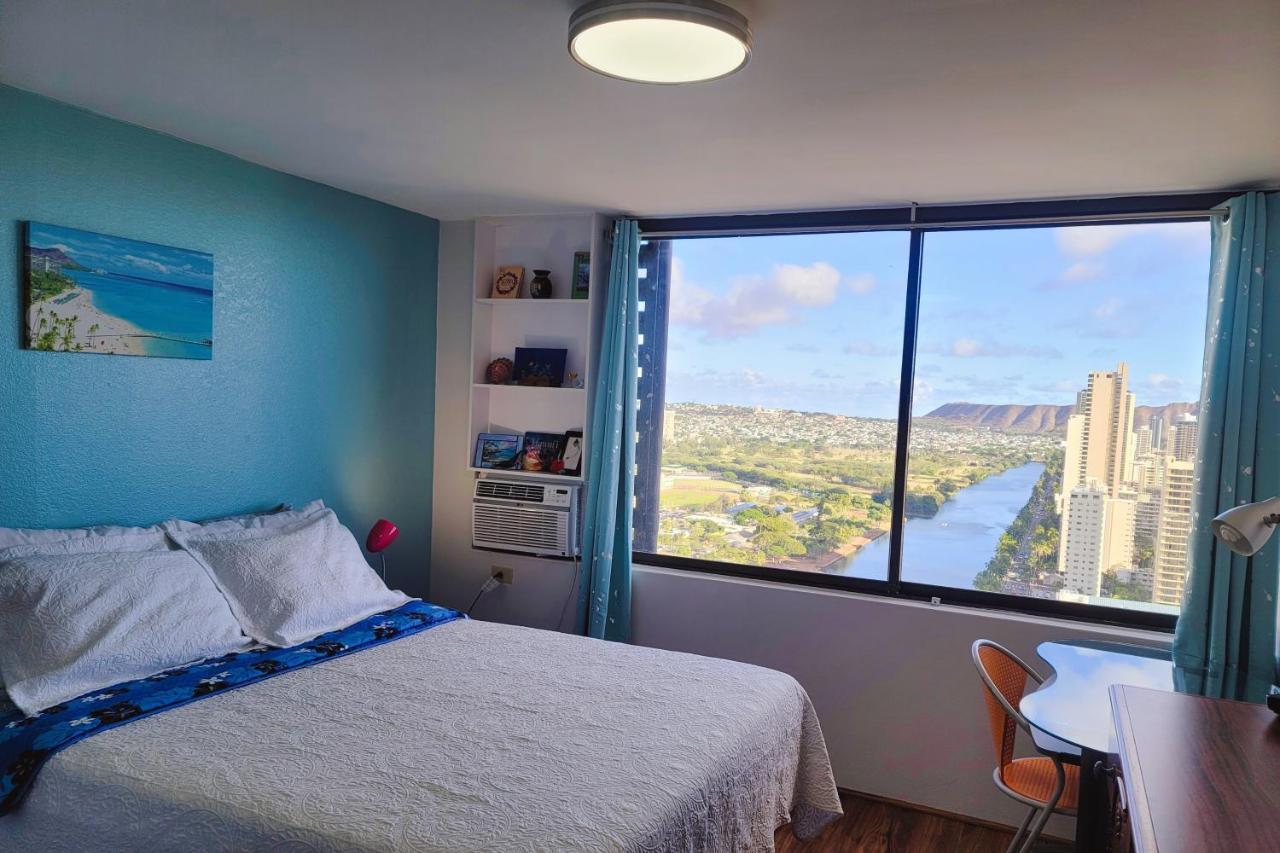 Waikiki Condo High Floor Views Beaches Convention Center هونولولو المظهر الخارجي الصورة