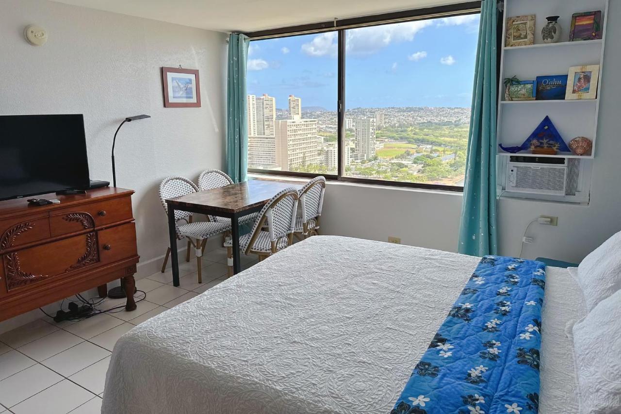 Waikiki Condo High Floor Views Beaches Convention Center هونولولو المظهر الخارجي الصورة
