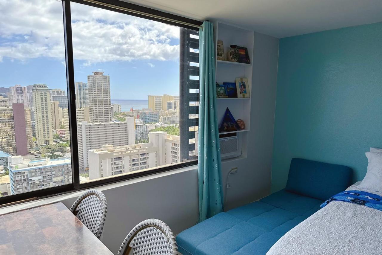 Waikiki Condo High Floor Views Beaches Convention Center هونولولو المظهر الخارجي الصورة