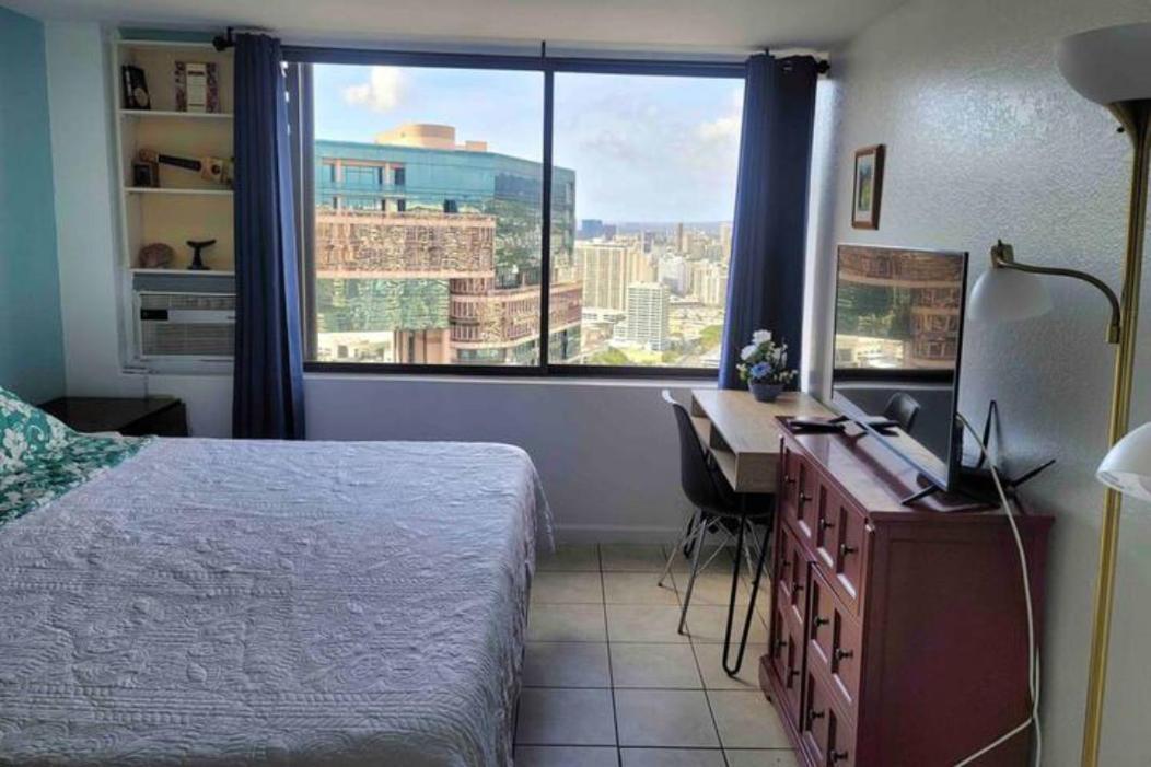 Waikiki Condo High Floor Views Beaches Convention Center هونولولو المظهر الخارجي الصورة