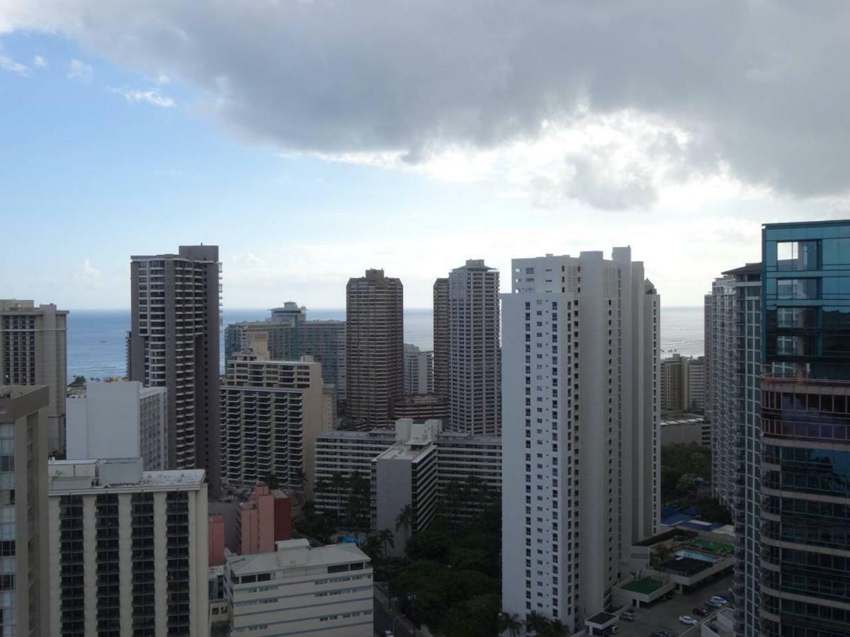 Waikiki Condo High Floor Views Beaches Convention Center هونولولو المظهر الخارجي الصورة
