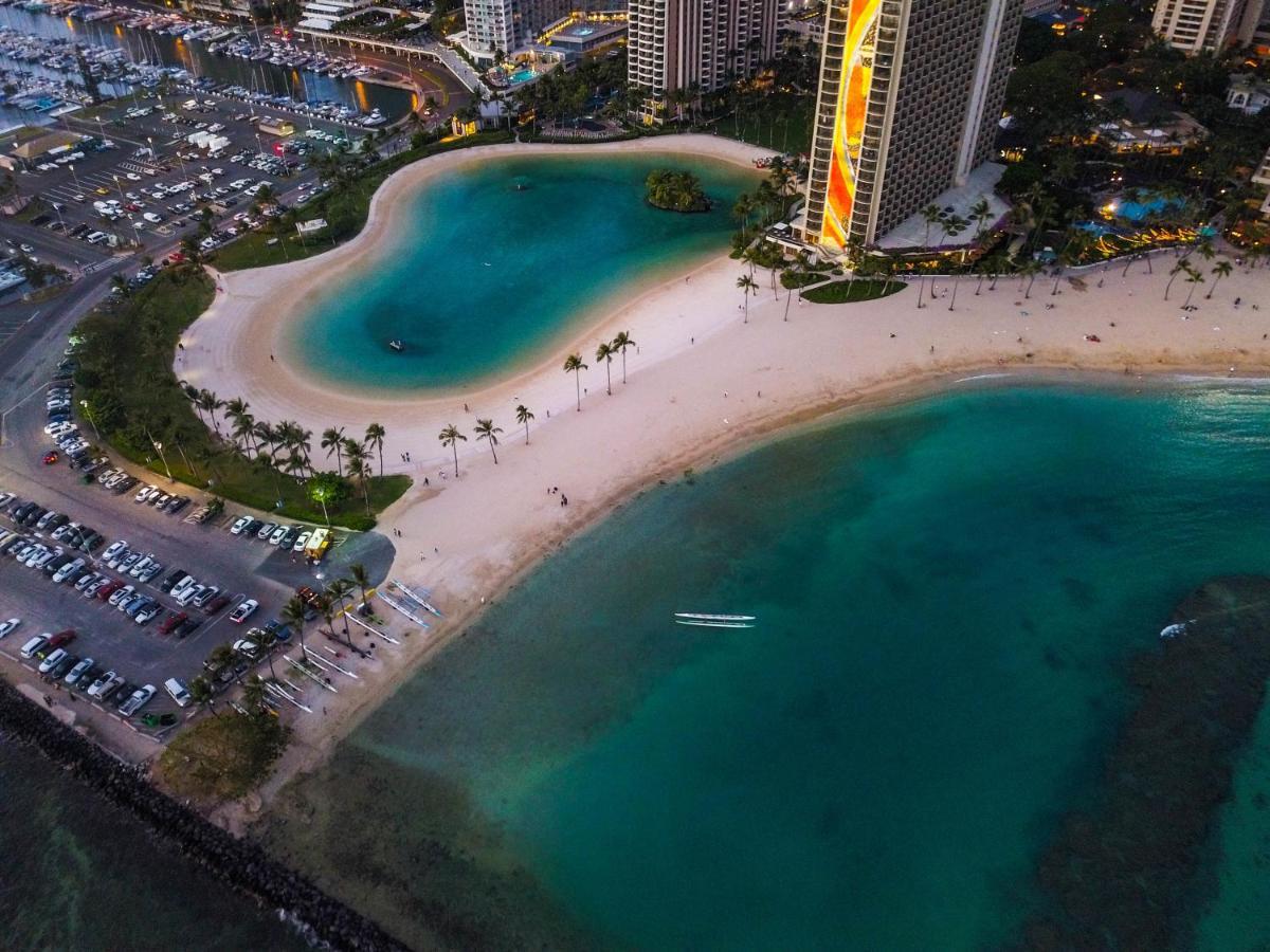 Waikiki Condo High Floor Views Beaches Convention Center هونولولو المظهر الخارجي الصورة